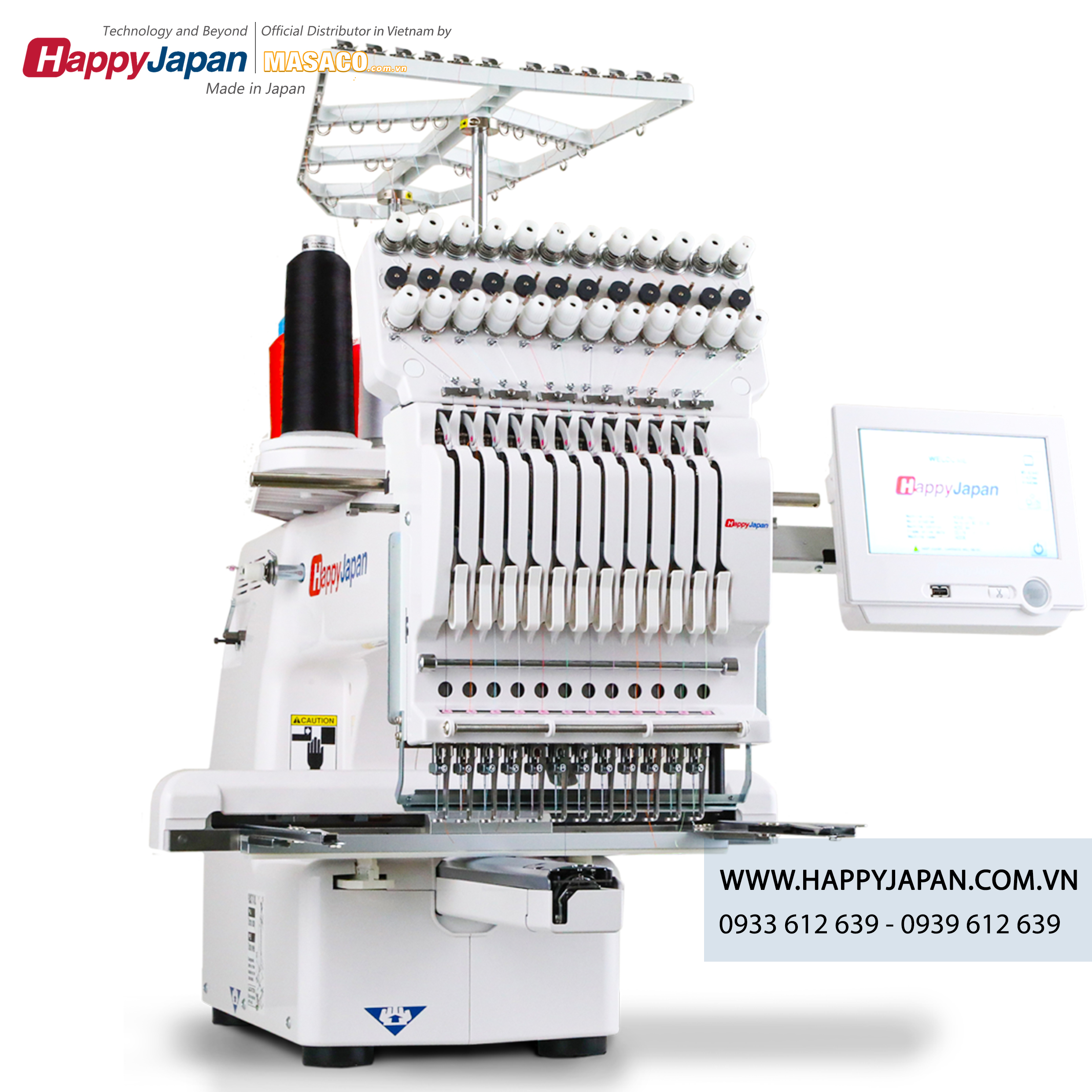 Máy thêu 12 kim 12-Needle Journey - HCS3-1201 Embroidery Machine