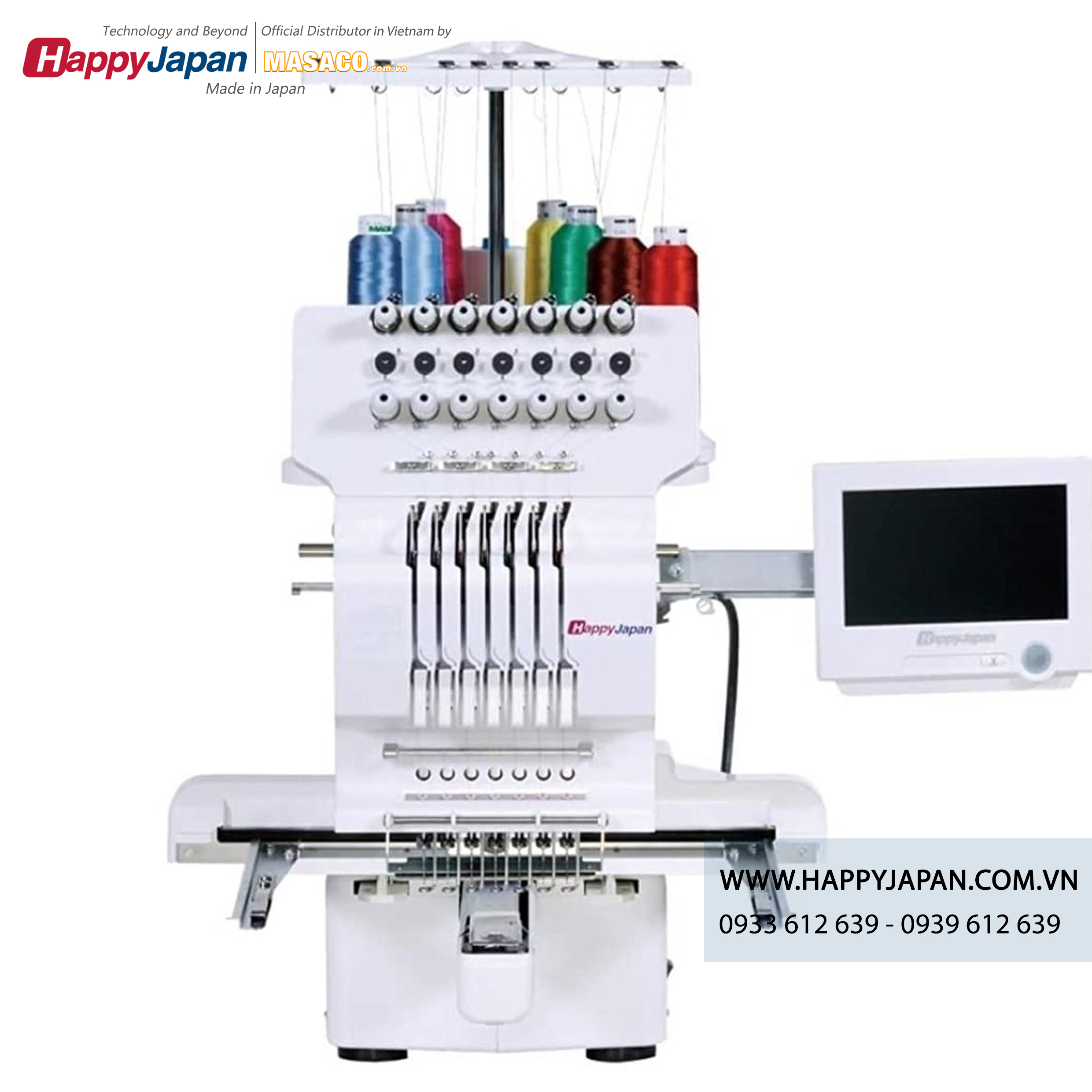 Máy thêu 7 kim 7-Needle Journey - HCH-701 Embroidery Machine