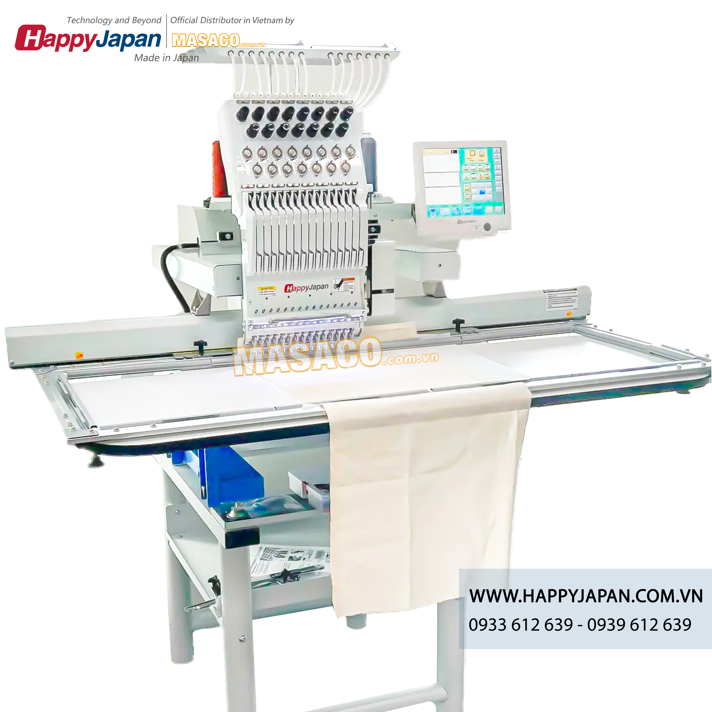 Máy thêu 15 kim 15-Needle - HCU2-1501 Embroidery Machine
