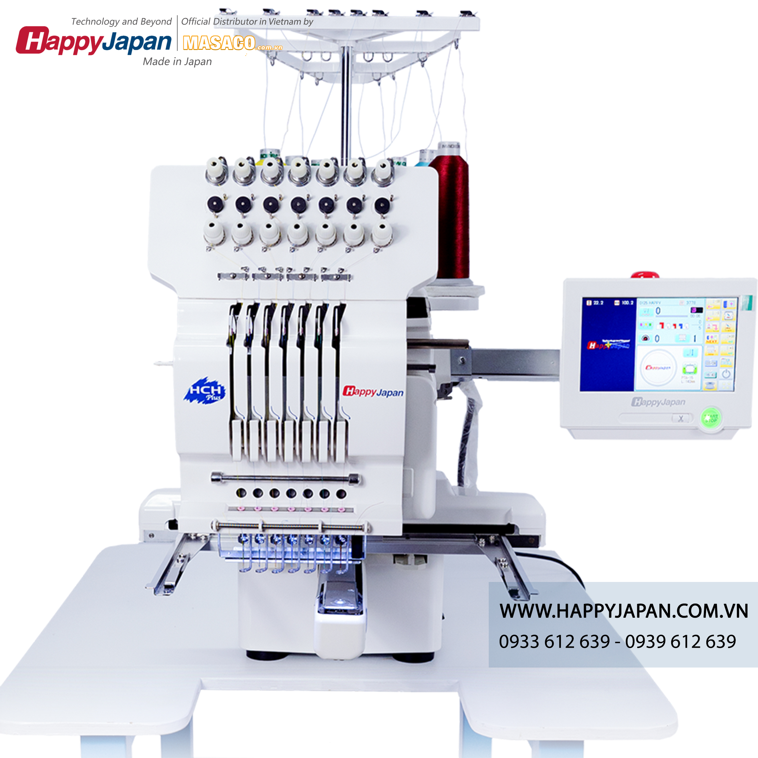Máy thêu 7 kim 7-Needle Journey - HCH-701 Embroidery Machine