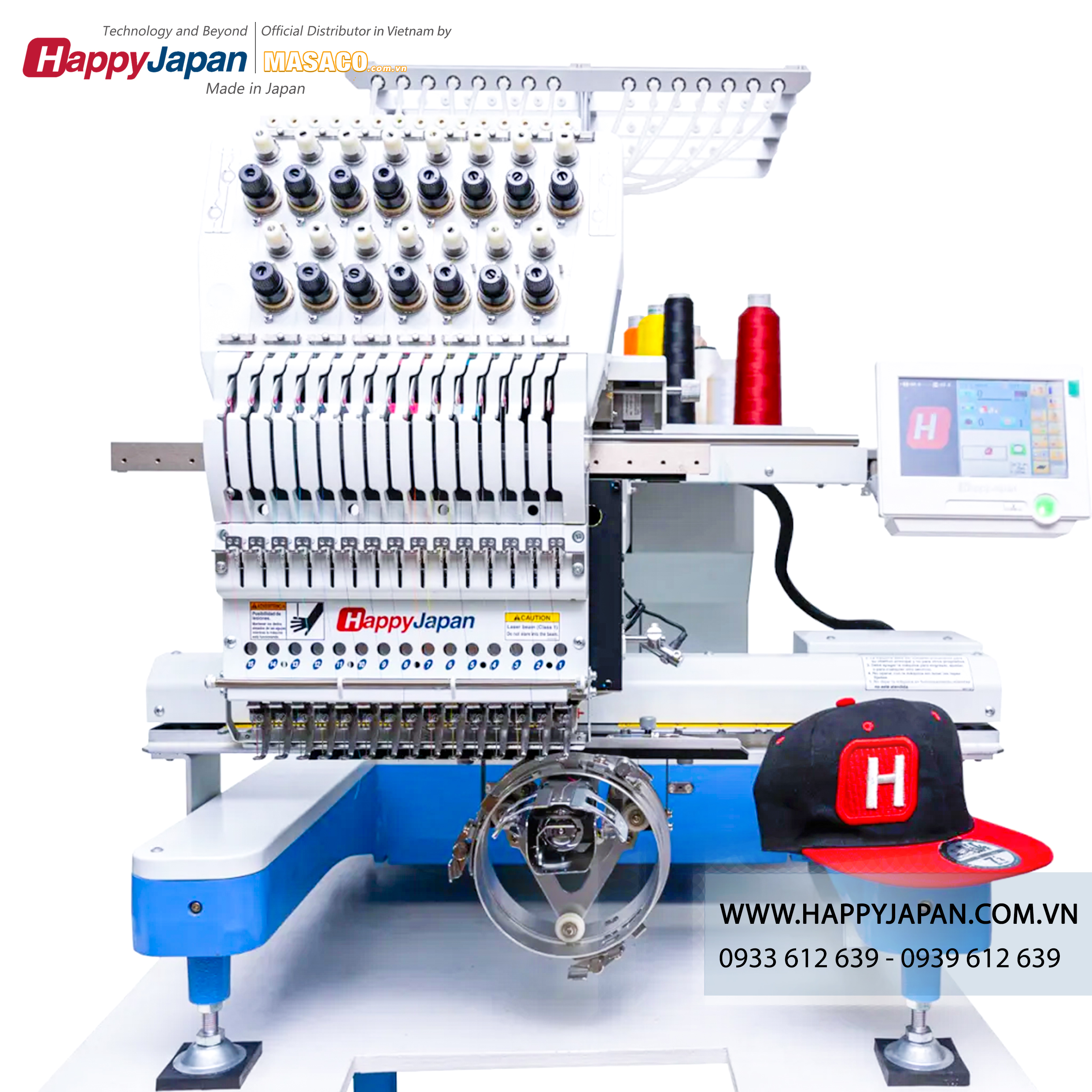 Máy thêu 15 kim 15-Needle - HCU2-1501 Embroidery Machine