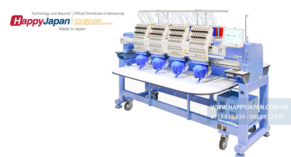 máy thêu nhiều đầu happyjapan HCR3E Series (Multi-head)